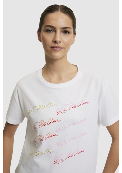 U.S. Polo Assn. U.s. Polo Assn. Kadın Beyaz Tişört 50323561-vr013