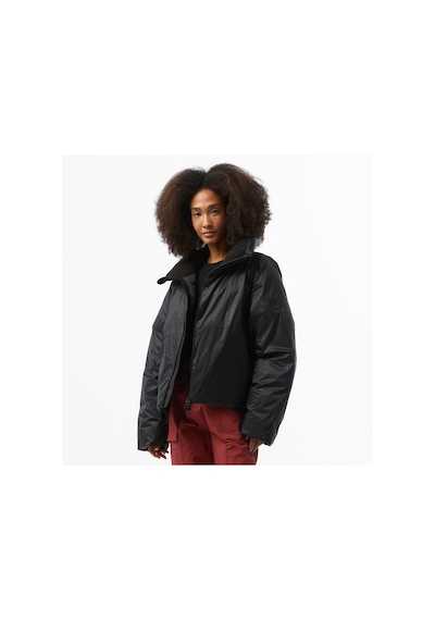 Rains Kevo Short Puffer Kadın Siyah Mont Düz 17030 Siyah