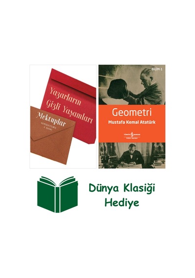 Yazarların Gizli Yaşamları - Mektuplar + Geometri + Dünya Klasiği Hediye