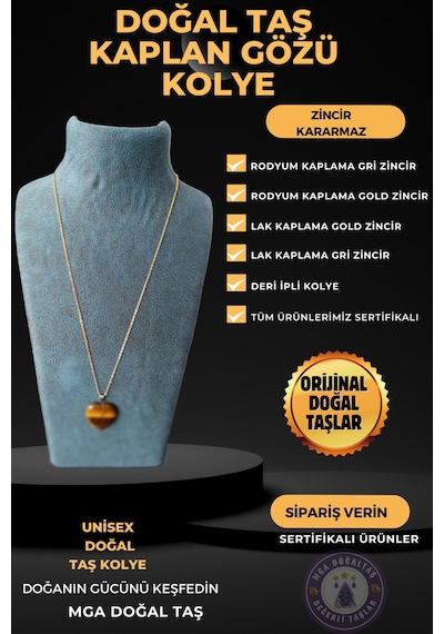 Kaplan Gözü Kalp Kolye Deri İpli, Rodyum Kaplama Zincir, Lak Kaplama 5 Farklı Zincir İpli Kolye Lak Kaplamalı Gold Sarı Renk Kolye: 53cm Lak Kaplamalı Gold Sarı Renk Kolye: 53cm Kaplan Gözü Kalp Kolye Deri İpli, Rodyum Kaplama Zincir, Lak Kaplama 5 Farklı Zincir İpli Kolye Lak Kaplamalı Gold Sarı Renk Kolye: 53cm Lak Kaplamalı Gold Sarı Renk Kolye: 53cm