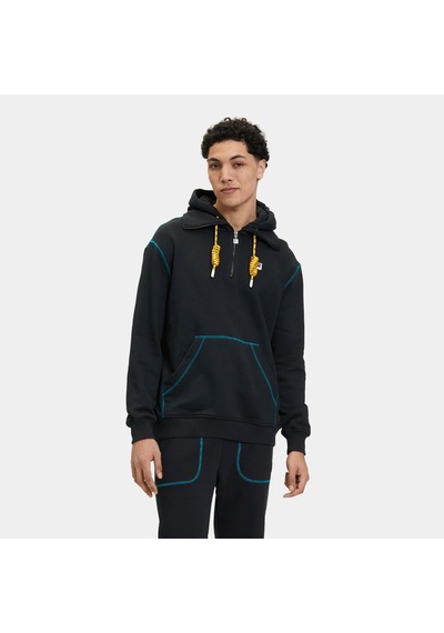 Siyah Fila Kapşonlu Sweatshirt Lu411127 Siyah