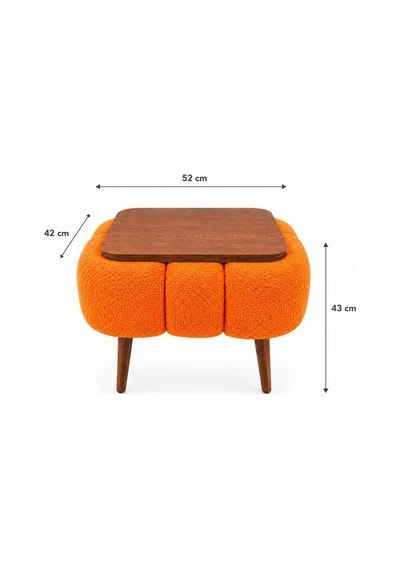 Aura Wellsoft Kumaş Kaplamalı Sehpa Salon Orta Sehpa Berjer Sehpa 42x52 Cm Turuncu Turuncu Aura Wellsoft Kumaş Kaplamalı Sehpa Salon Orta Sehpa Berjer Sehpa 42x52 Cm Turuncu Turuncu