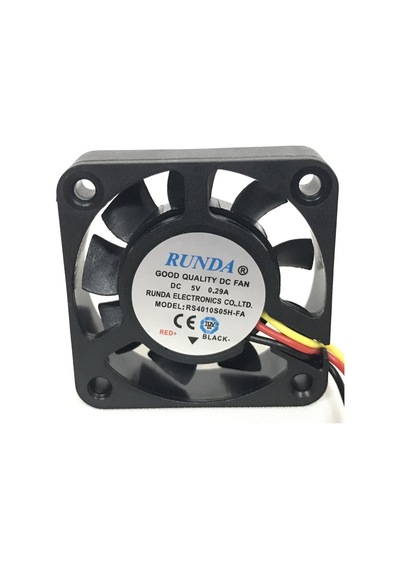 Runda 40X40X10Mm 5V 0,29A 6000Rpm Kare Fan