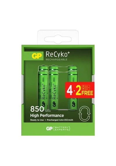 Gp Recyko 850 Serisi Aaa Şarjlı Pil 4+2
