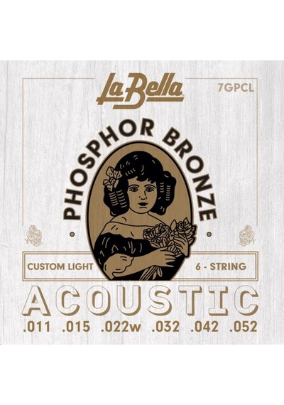 La Bella 7Gpcl Akustik Gitar Teli 11-52