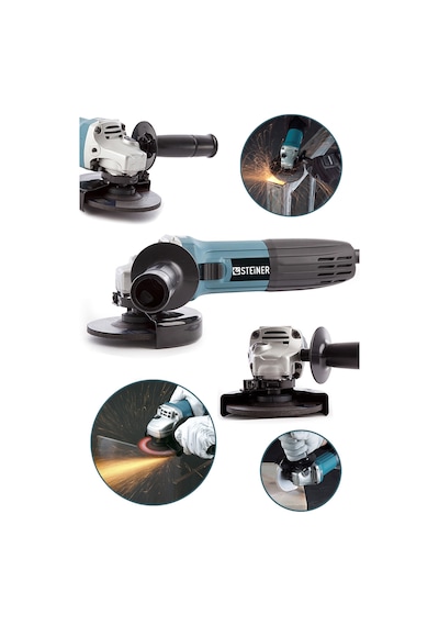 Steiner 2600 W 125 MM Metal Şanzıman Avuç İçi Taşlama Makinesi