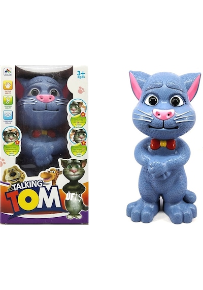 Oyuncak Konuşan Kedi Tom Söylediklerinizi Tekrar Eden Oyuncak Ked
