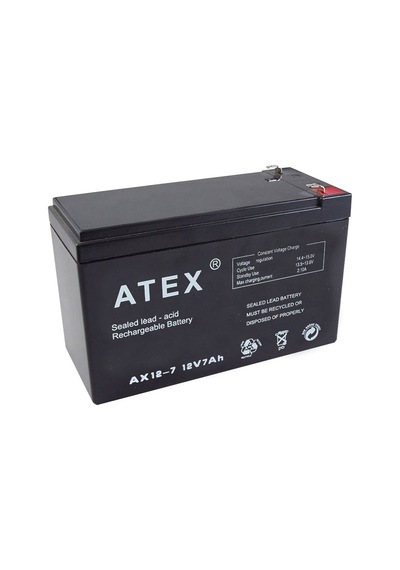 Atex Plus 12V 7Ah Bakımsız Kuru Akü