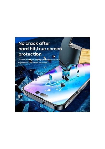 Apple iPhone 15 Pro Max Uyumlu, 9h Dirençli, 0.33mm Temperli Cam, Kolay Montaj, Ekran Koruyucu - 678674084