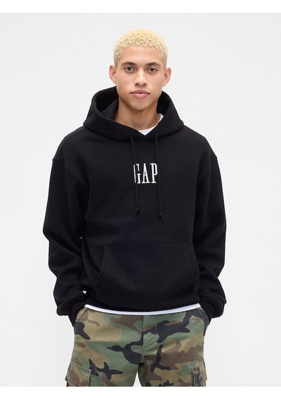 Gap V-vıntage Soft Oversızed Logo Hd Erkek Siyah Sweatshırt 821804003