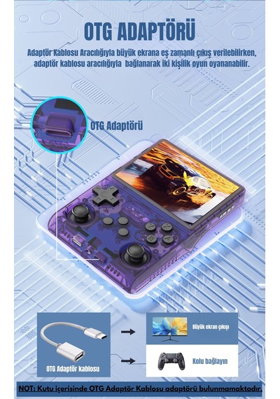 R40s Pro Retro Oyun Konsolu El Atarisi Arkos 2.0 İşletim Siste...