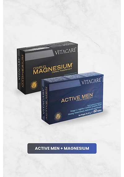 Active Men + Magnesium Complex - 2'li Avantaj Paketi