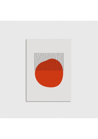 Linear Stain V1 Çerçevesiz Poster Duvar Dekorasyonu Pn11p147