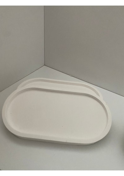 Bernami Mumluk Şamdanpinterest 2'li Beton Sunum Tepsisi 2'li Beton Saksı Altlığı 2'li Dekoratif Tabak Diğer
