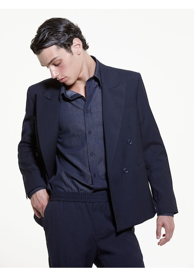 Sisley Viskoz Karışımlı Kruvaze Regular Fit Blazer Ceket Erkek Bej Ceket - 325p2tbjsw028 Koyu Kahverengi Sisley Viskoz Karışımlı Kruvaze Regular Fit Blazer Ceket Erkek Bej Ceket - 325p2tbjsw028 Koyu Kahverengi