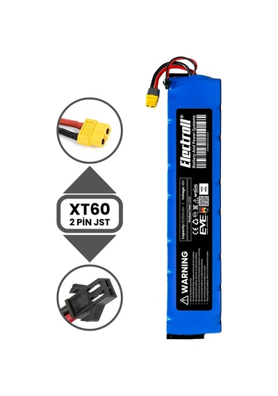 Electroll N65 Uyumlu Batarya Yüksek Kapasite 48v 15.000mah Elektrikli Scooter Bataryası Diğer
