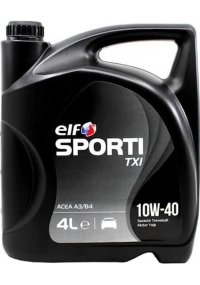 Elf Sporti TxI 10W-40 ACEA A3/B4 Sentetik Motor Yağı 4 L + 1 L