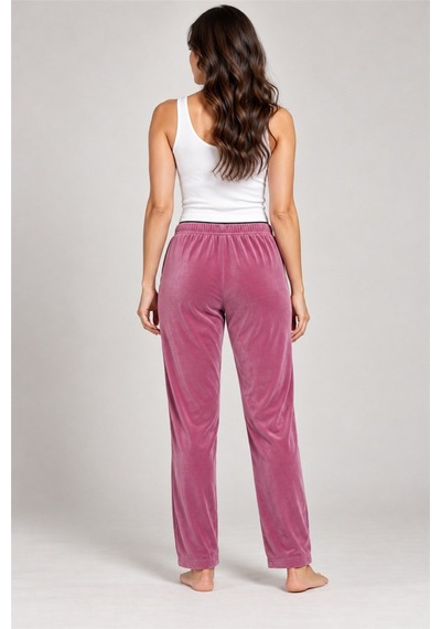 Mavera Mv07 Kadın Pembe Uzun Pijama Altı Pembe - 938666738 Pembe - 938666738 PEMBE