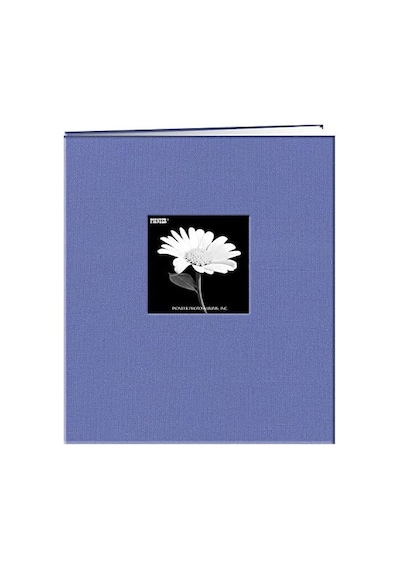 Kumaş Çerçeve Post Bound Scrapbook Albüm 22 X 28 Cm, Gök Mavisi