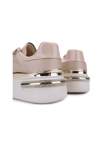 Tamer Tanca Kadın Suni Deri Bej Sneakers & Spor Ayakkabı 1065 2630 Bn Ayk Sk25-26 Bej Bej