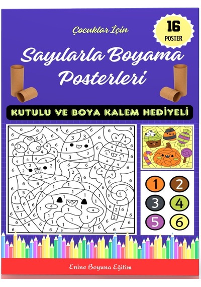 Sayılarla Boyama Posterleri