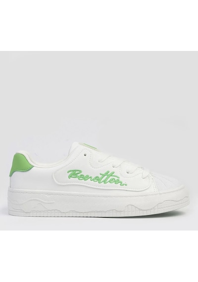 United Colors Of Benetton Benetton 10102 Yüksek Taban Günlük Kadın Sneaker Ayakkabı Beyaz Yeşil Beyaz - Yeşil United Colors Of Benetton Benetton 10102 Yüksek Taban Günlük Kadın Sneaker Ayakkabı Beyaz Yeşil Beyaz - Yeşil
