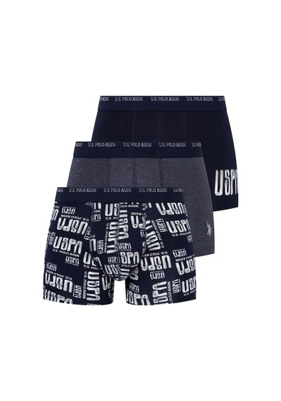 U.S. Polo Assn. Erkek Lacivert - Lacivert Melanj 3 Lü Boxer 80338 Lacivert - Lacivert Melanj U.S. Polo Assn. Erkek Lacivert - Lacivert Melanj 3 Lü Boxer 80338 Lacivert - Lacivert Melanj