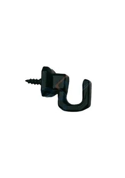 Jenerik Vidalı Kanca, Askı Küçük - 15x18mm, Siyah - 1 Adet