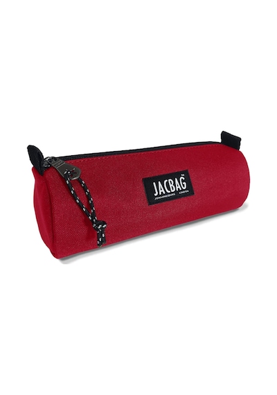 Jacbag Kırmızı Kız Çocuk Tek Gözlü Silindir Kalemlik - Kalem Kutusu Çok Renkli