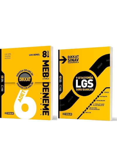 Hız 2026 8. Sınıf Lgs Tüm Dersler Genel 6 Lı Deneme + İstasyon Seti 2 Kitap