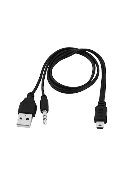 5 Pin Mini Usb Aux Stereo 3.5Mm To Usb Ses Bombası Bluetooth Spea