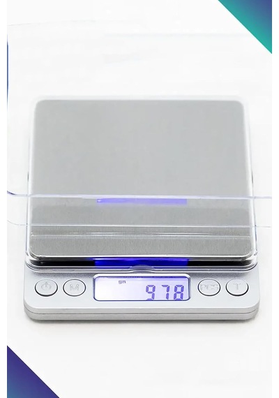 Dijital İnox Çelik 3 Kg Kapasiteli Dijital Hassas Kantar Mutfak Tartısı Terazi Çok Renkli