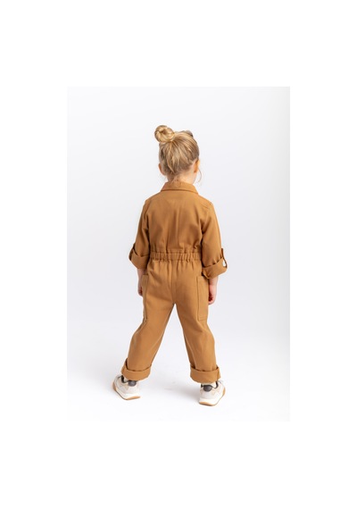 Cigit Gabardin Tulum 2-7 Yaş Taba Taba