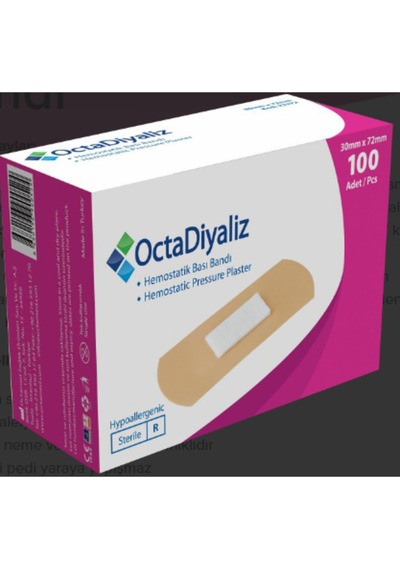 Medikalcim Octadiyaliz Hemostatik Bası Bandı 30 Mm X 72 Mm 100 Adet