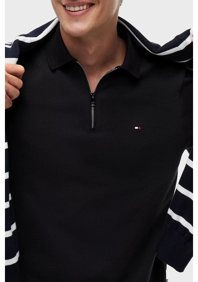 Tommy Hilfiger Pamuklu Regular Fit Yarım Fermuarlı Polo Yaka T Shirt Erkek Polo Yaka T Shirt Mw0mw42762 Bds Siyah Tommy Hilfiger Pamuklu Regular Fit Yarım Fermuarlı Polo Yaka T Shirt Erkek Polo Yaka T Shirt Mw0mw42762 Bds Siyah