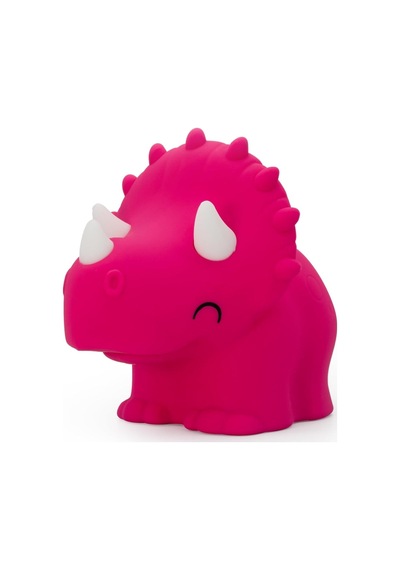 Dhink Silikon Gece Lambası Triceratops Pembe Diğer