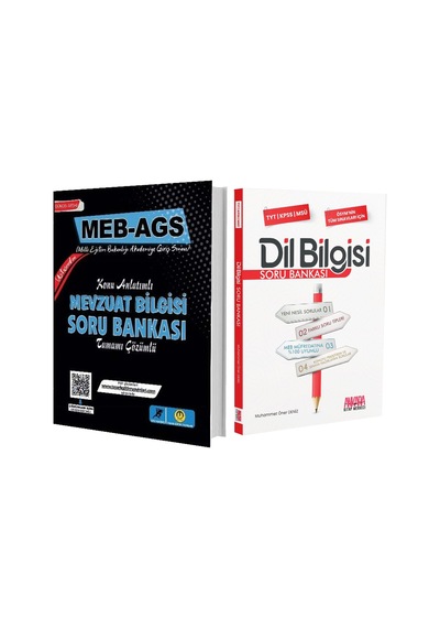 Tasarı Yayınları 2025 Meb Ags Mevzuat Bilgisi Konu Anlatımlı Soru Ve Akm Dil Bilgisi Soru Bankası Seti 2 Kitap