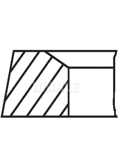 Mahle-knecht-behr 00208n0 Segman Std Om601.9. 87.00mm 190 W201 83 89 W124 84 89 S124 85 90 A0020303624 Diğer