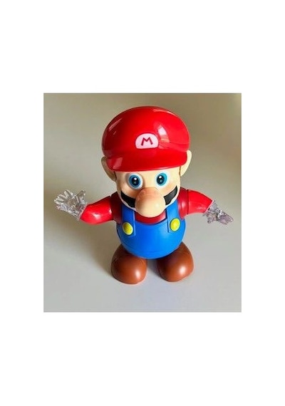 TıfılToys Dans Eden Işıklı Süper Mario Oyuncak - Müzikli Ve Hareketli 22 Cm Aksiyon Figürü