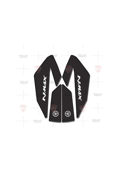 Yamaha Nmax Karbon Grenaj Koruma Sticker Seti Kabartmalı 3D