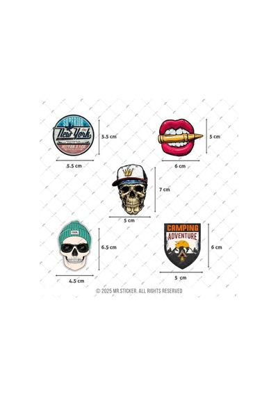 Bdls35 Küçük Boy 10lu Sticker Seti