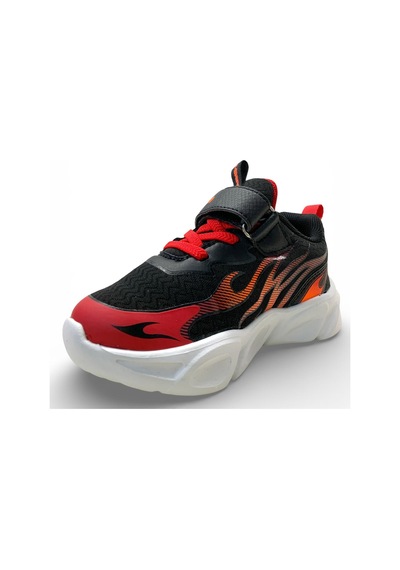 Vicco Coin Erkek Çocuk Okul Öncesi Işıklı Rahat Sneaker Kırmızı