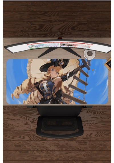 Navia Genshin Impact Anime Gacha V3 - 90x40 Xxl Gaming Mouse Pad Fare Altlığı