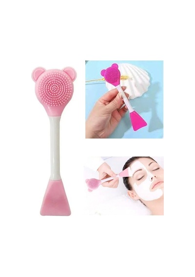 3b Trend Silikon Yüz Temizleme Ve Maske Uygulama Fırçası Pratik Cilt Bakım Aleti