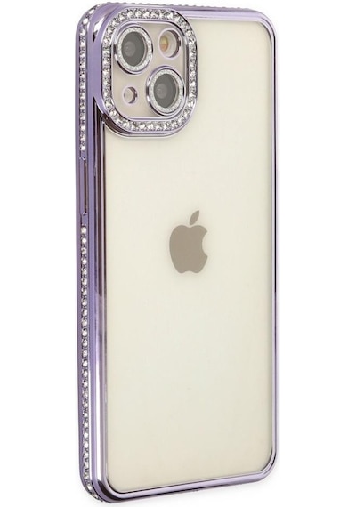 Apple Uyumlu iPhone 14 Kilif Koruma Lensli Tasli Dizayn Seffaf Kapak 561970938