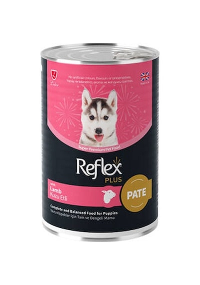 Pate İçinde Et Parçacıklı Kuzu Etli Yavru Köpek Konservesi 395 Gr
