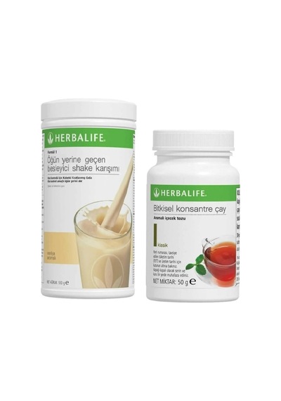 Herbalife Set Mini Vanilya Shake 50 Gr Klasik Çay
