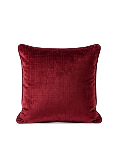 "grida" Kadife Dokulu Kırlent Kılıfları - 45x45 Bordo