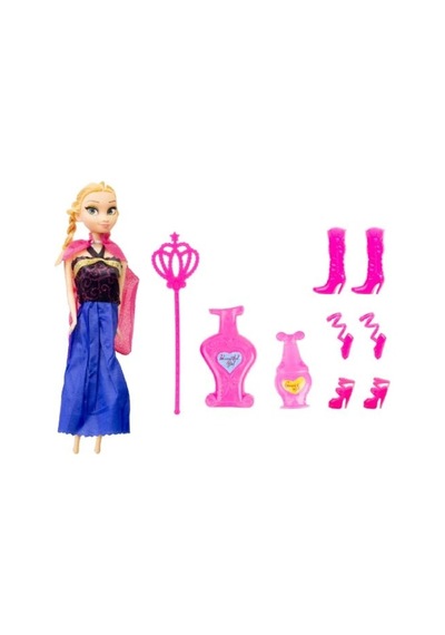 Kmb-029 Fashion Karlar Kraliçesi Aksesuarlı Çizmeli Bebek