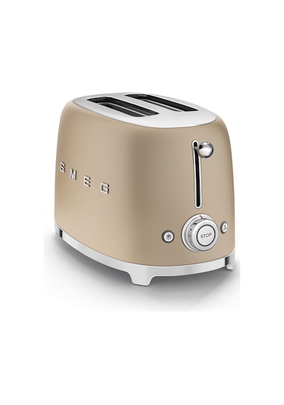 Smeg TSF01 2 Dilim Ekmek Kızartma Makinesi Mat Altın